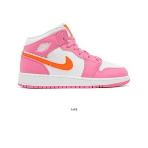 Nike Air Jordan 1 Mid ‘Pinksicle Orange’ Sneakers